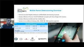 Zebra DevTalk | Mobile Dimensioning API | Technical Overview | September 2022