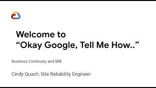 Google's SRE Team shares their Best Practices
