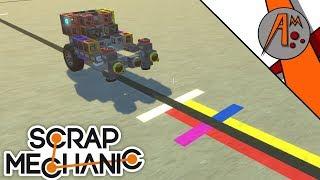 Programmable Line Follower AI | Scrap Mechanic Ep69