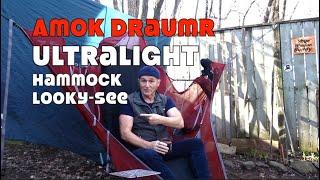 AMOK Draumr Ultralight XL Hammock Looky-See