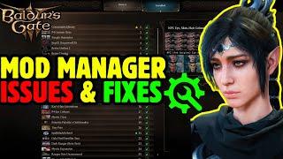 Baldur's Gate 3 Patch 7 MOD MANAGER Issues & How to Fix