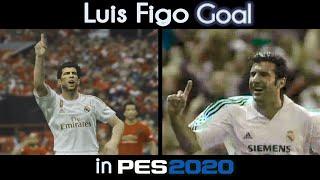 Luis Figo Goal vs Man United ► Recreated in PES  