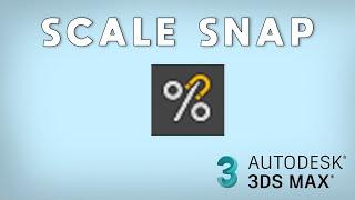 How to scale snap in 3DS Max 2023 #tutorial #lesson #3dsmax #3d #2023 #snap