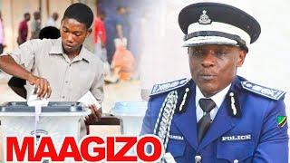 IGP WAMBURA ATOA NENO KUELEKEA UCHAGUZI WA SERIKALI ZA MITAA/NENDENI MKAPIGE KURA BILA WASIWASI