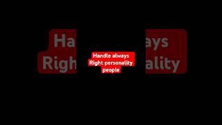 Handle people with always right personality. #winme #2025 #usa #people #communication