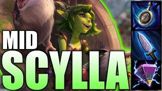 Scylla CRUSHES With This Build | SMITE 11.8 Gameplay