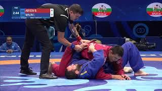 Round 1 Men's GP Gi - 100 kg: B. ABYZOV (KAZ) v. I. MALIN (UKR)