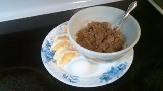 Pinole Recipe for Breakfast (Oatmeal Style)