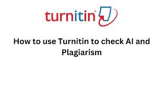 How to check AI and similarity on Turnitin