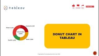 Donut Chart in Simple Steps #tableau #data