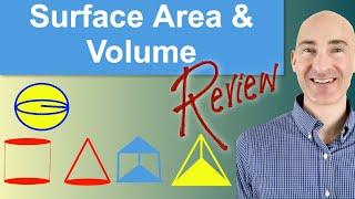 Surface Area and Volume Review (Geometry)