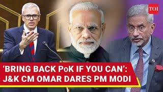 J&K CM's Roaring Dare To PM Modi; ‘Why Only Talk About PoK? What About China?’