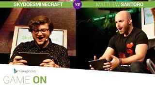Google Play: Game On // SkyDoesMinecraft vs. Matthew Santoro [Bombsquad]