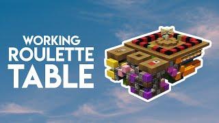 Working Roulette Table  | Minecraft Java 1.21.4 Redstone Tutorial