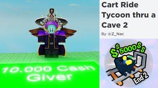 Tutorial: How To Get The Cart Obby Ending 2 Badge in Cart Ride Tycoon!