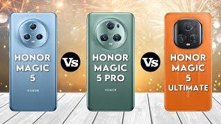 Honor Magic5 Vs Honor Magic5 Pro Vs Honor Magic5 Ultimate - Full Comparison