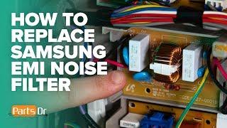 How to replace Samsung refrigerator EMI noise filter part # DA27-00019H