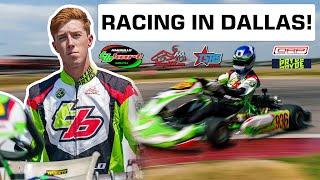 Driver Vlog: Texas Sprint Racing Series @ Dallas Karting Complex w/ Xander Clements!