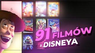 TIERLISTA 91 FILMÓW DISNEYA