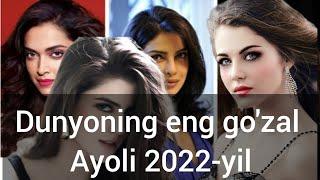 Dunyoning eng go‘zal 20 ta ayoli 2022 yil.Top 20 Beautiful Women of The World 2022