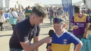 Tipperary lad talks slushies, shades and hurling at Ploughing 2024