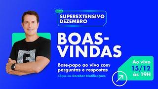 LIVE DE BOAS-VINDAS DA PLATAFORMA DO PROFESSOR FERRETTO 