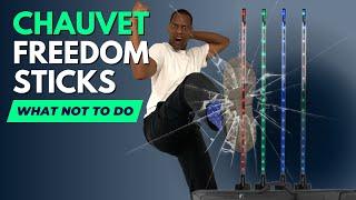 Chauvet Freedom Sticks - DO NOT use these program #chauvetdj