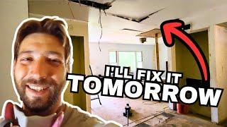 Day 25 Part 2 | FIXING the Ceiling at the HOARDER HOUSE