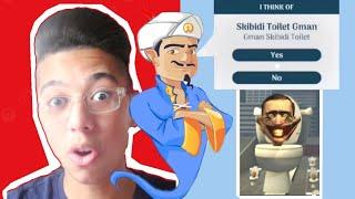 Can AKINATOR guess SKIBIDI TOILETS!!