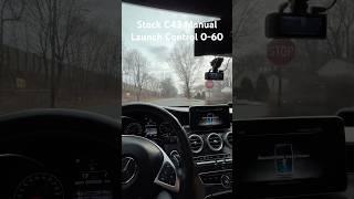 Mercedes C43 AMG LAUNCH CONTROL 0-60 Stock #c43 #c43amg #mercedes #launchcontrol