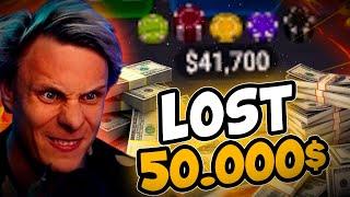 I lost $50,000 in poker in one day | Poker streams #inner #poker #highlights