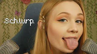 ASMR Schlurping Your Ears (AGAIN) / Mouth Sounds on the RODE