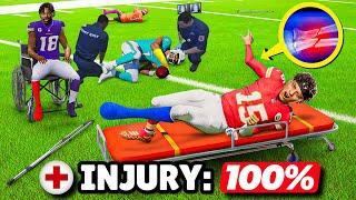 Madden 25, but EVERY Players Injury Rating Is Set to ZERO!