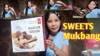 Sweet chocolate biscuits Mukbang | Maria Fatima Dacullo