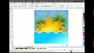 Рисуем пальмы в CorelDRAW