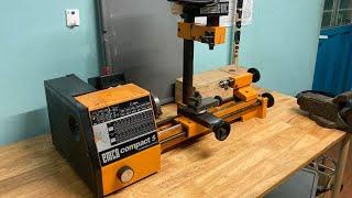 Emco compact 5 lathe - mini lathe for workshop - quick test