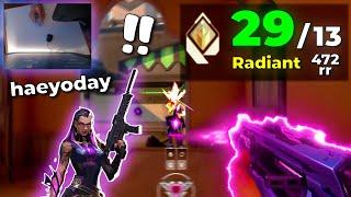Just Out-Aim Them! - haeyoday | Valorant Radiant Vod