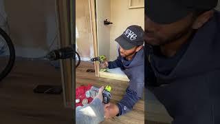 How to build a shower drain! #shorts #vanlife #diy #vanconversion #vanbuild #transit #shower #rv