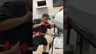 RV windshield frame repair and windshield replacement