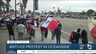 Anti-ICE protesters hit streets in Oceanside