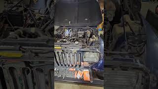 Always check the gap! This is a 1990 YJ 4.2L #automobile #diy #wrangler #jeep #fyp #foryou