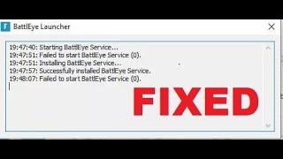 One way to fix the error : "failed to start battleye service (0)"