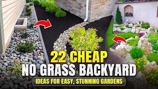 22 Cheap No Grass Backyard Ideas For Low-Maintenance Garden