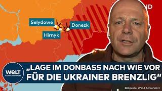 PUTINS KRIEG: Russen preschen weiter im Donbass vor! Wichtigen Orten droht nun die Einkesselung