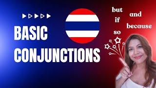 Lean Thai  l 5 Basic conjunctions in Thai for beginners #learnthailanguage #thailand