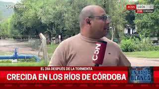 ALERTA POR CRECIDA EN LOS RÍOS DE CÓRDOBA