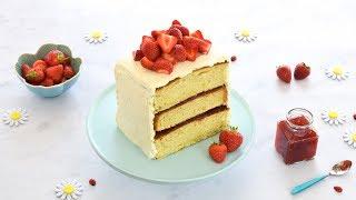 (Ad) Strawberry Layer Cake Recipe with Tefal Cake Factory