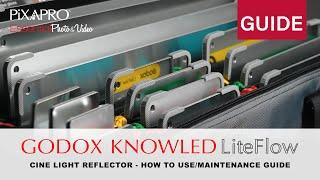 Godox KNOWLED LiteFlow Cine Light Reflector Panels -  How To Use and Maintenance Guide