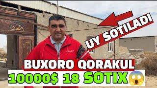 БУХОРО КОРАКУЛ. УЙ СОТИЛАДИ‼️ 10000$.18 СОТИХ ГАЗ СУВ БОР