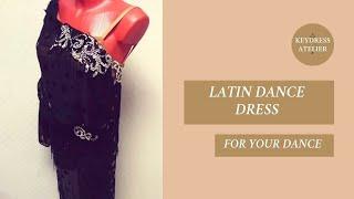 Black Latin dance dress